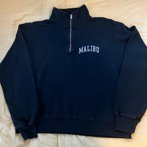 Brandy Melville malibu zip up hoodie